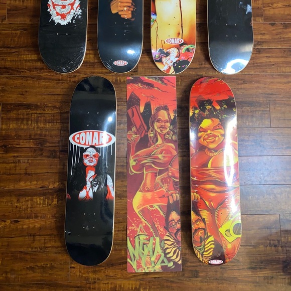 CONART® SXDE XIII PINO PINK Skateboard Deck "A$H" FOTO SERIES size 8.5 - Picture 3 of 3